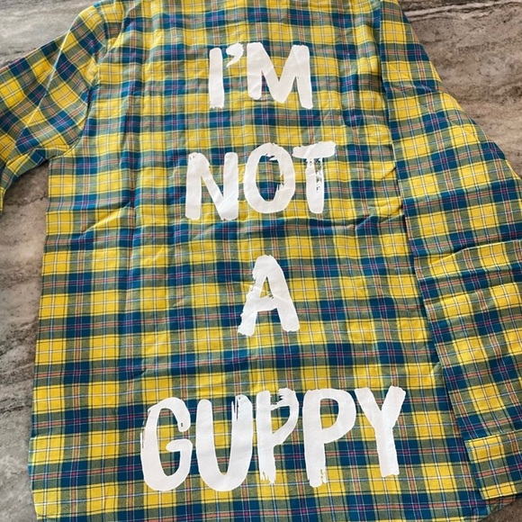 Disney Tops - Little Mermaid/Flounder Cakeworthy Flannel Shirt